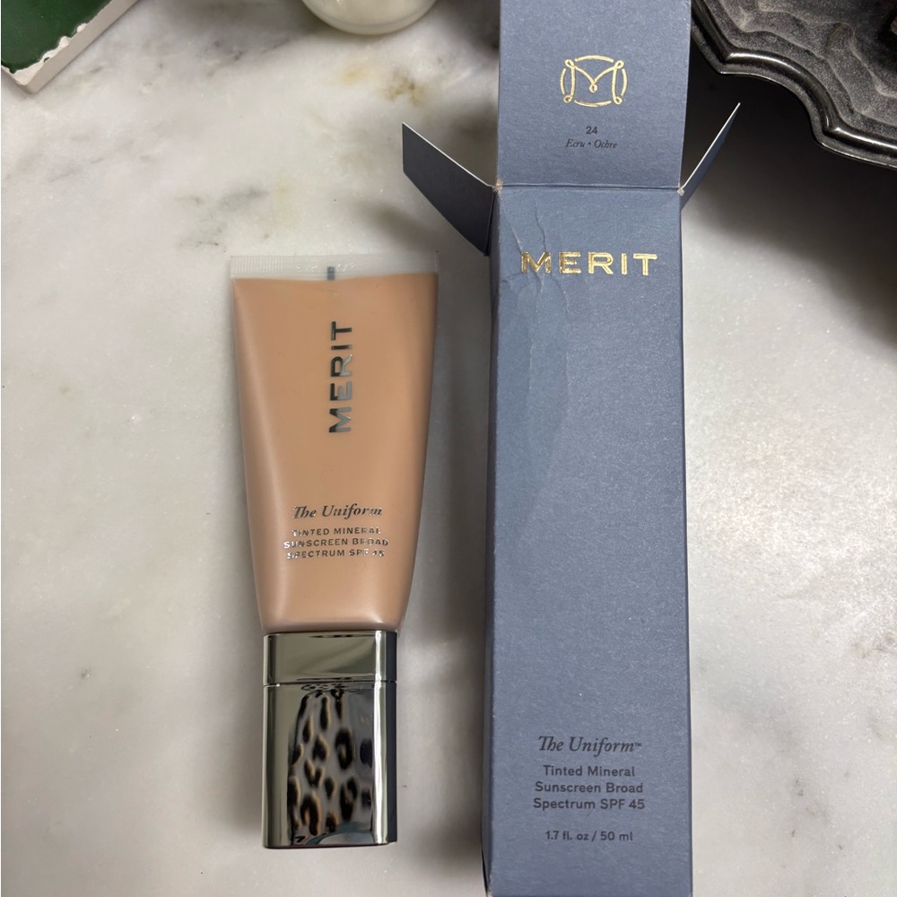 The Uniform Tinted Mineral Sunscreen SPF 45 — Ecru NIB - Picture 2 of 5